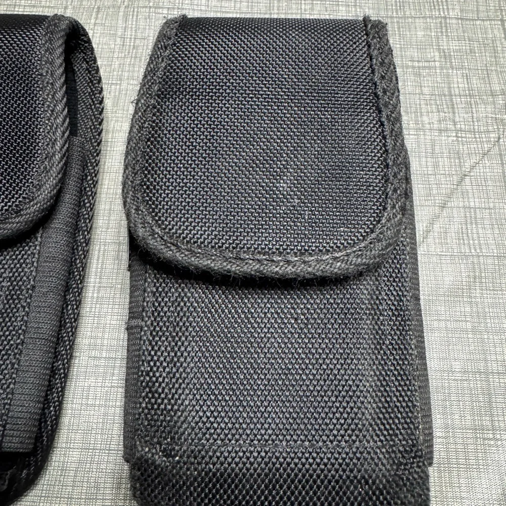 Black Agoz; Cobra scanner belt holsters; Set of three(3)